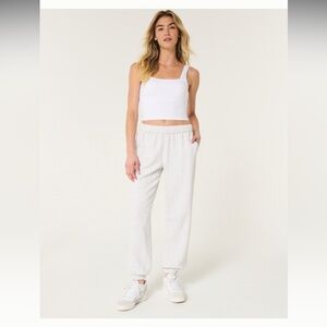 Hollister Feel Good Fleece Joggers - Grey